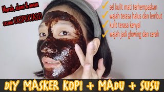 KHASIAT dan MANFAAT MASKER KOPI DAN MADU ! WAJIB DI COBA!!!