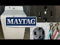 How To Install 4 Prong Dryer Plug Changing from 3 Wire Terminal block Maytag Bravos Quiet Series 300