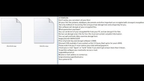 VVYU Ransomware Removal | Decrypt .vvyu files