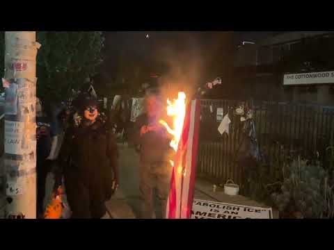Portland police arrested Nick Sortor last night defending himself from violence of ANTIFA in Oregon.