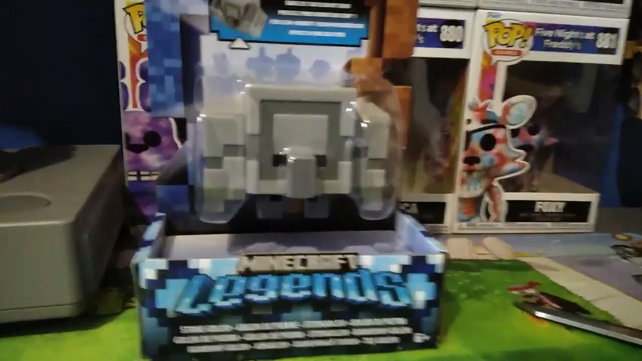 Boneco Minecraft Legends Golem De Pedra Ataque Stone + Nf