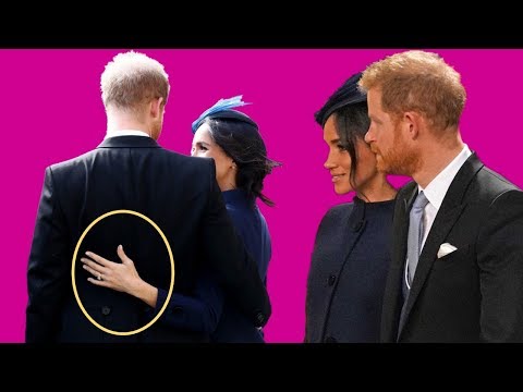 Prince Harry & Meghan Markle's body language at Eugenie's wedding