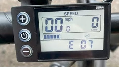 E07 error ebike | Part 1 | Troubleshooting | Identifying and Diagnosing the Issue |Step-by-Step