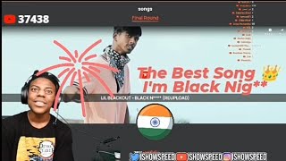 LIL BLACKOUTBLACK NI** WON THE ISHOWSPEED AWARD FOR BEST SONG #ishowspeed#speedreacts#music#ranchi