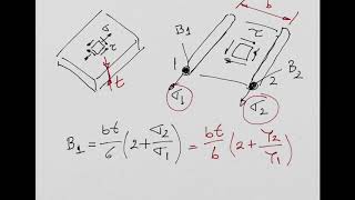 Structural Idealisation and Transverse Shear Flows in Idealised Structures - I