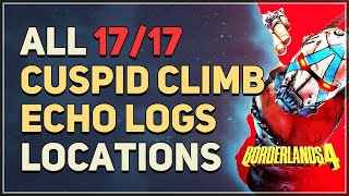All Cuspid Climb ECHO Log Locations Borderlands 4