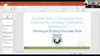 Foothills Community Advisory Committee (CAC) MEETING #5 - 02/10/2026