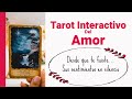 ❤️DESDE QUE TE FUISTE... SENTIMIENTOS Y PENSAMIENTOS A DIA DE HOY 🤔❣️😱 TAROT INTERACTIVO DEL AMOR