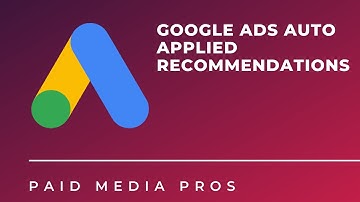 Google Ads Auto-Applied Recommendations