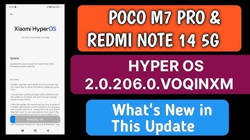 POCO M7 Pro 5G/ REDMI NOTE 14 Pro  NEW UPDATE RELEASE & WHAT