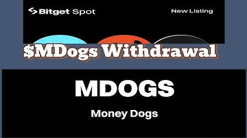 $Money Dogs: How to Claim/Withdraw your LOCKED tokens - Connect Bitget exchange