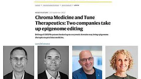 Two companies take up epigenome editing. By Laura ...
