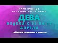 ДЕВА - неделя с 11 по 17 апреля. Таро прогноз. Основные сферы жизни. События недели.