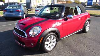 *SOLD* 2009 Mini Cooper S Convertible Walkaround, Start up, Tour and Overview