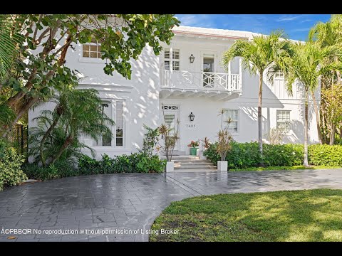7405 S Flagler Drive, West Palm Beach, FL home video tour