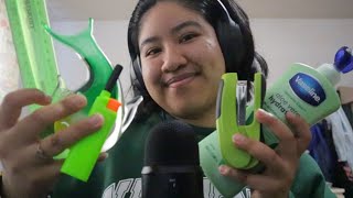 ASMR With Green Triggers!! ✨💚
