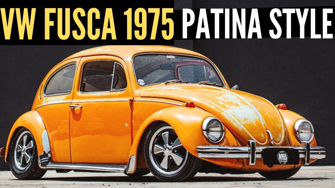 VW FUSCA 1975 PATINA STYLE COM PERSONALIDADE