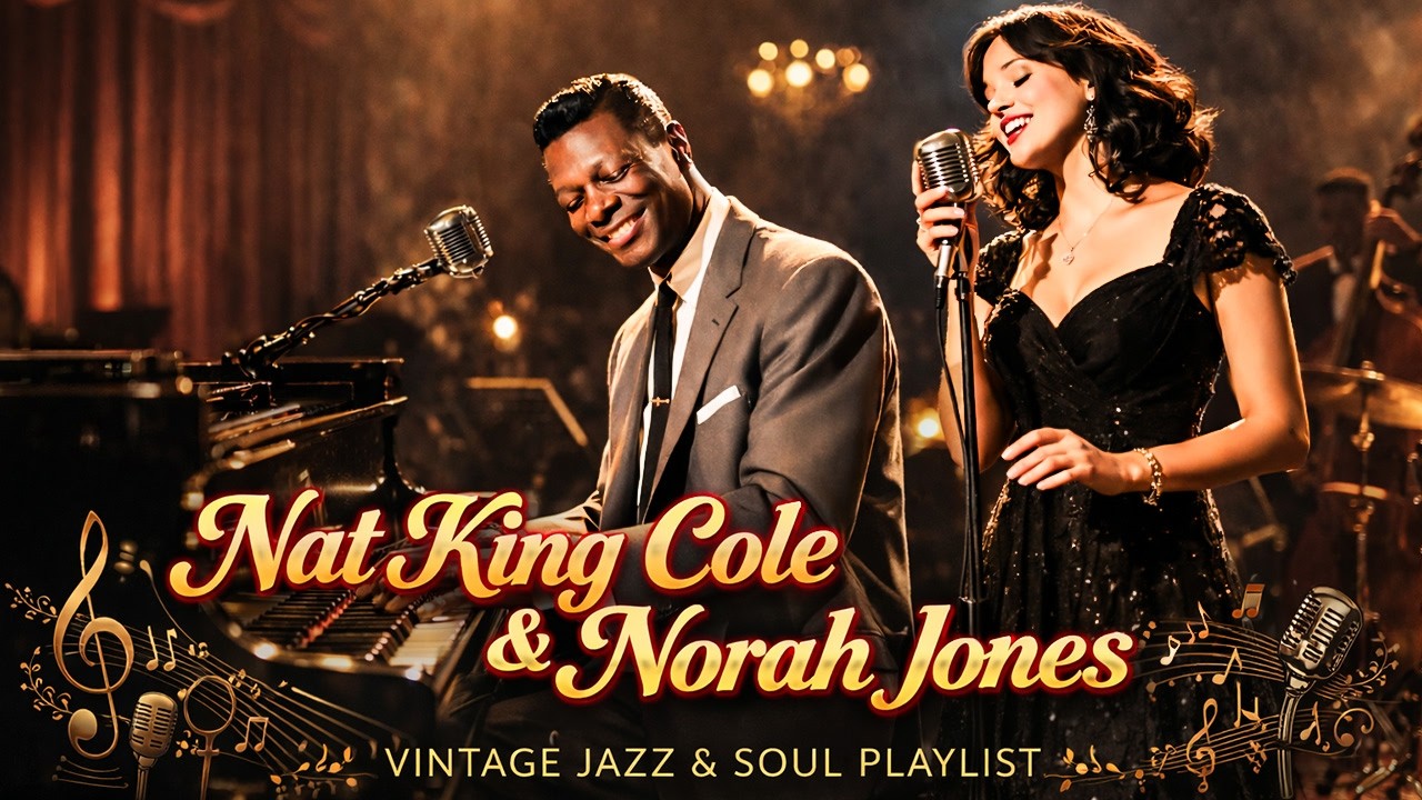 Nat King Cole & Norah Jones Best Songs Collection🎙️Vintage Jazz & Soul Playlist | Timeless Classics
