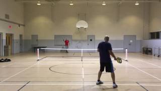 Game 3 of 5 - Singles Pickleball at the Jar on 11/17/16