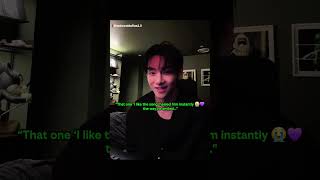 The way he smiled when an army said I liked the song🥺✨️💜