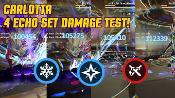 CARLOTTA 4 ECHO SET DAMAGE COMPARISON! (S0R1 CARLOTTA)