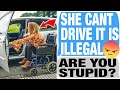 r/EntitledPeople - "DRIVING CARS WHEN YOU'RE DISABLED? THAT'S ILLEGAL!"