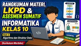Rangkuman Materi Kelas 10 INFORMATIKA Bab 2 Algoritma & Struktur Data (Kurikulum Merdeka)