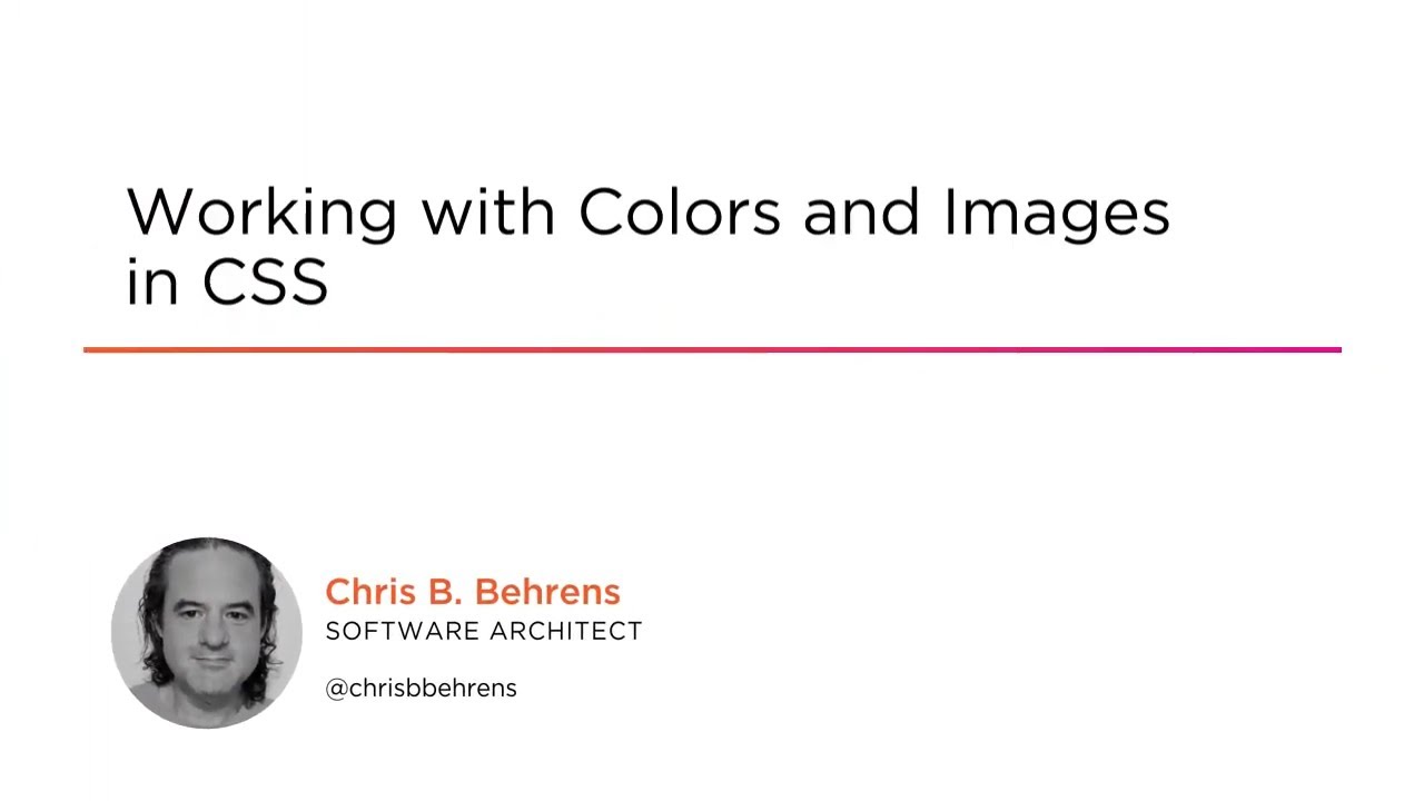 CSS Skills: Working with Colors and Images in CSS Course Preview - YouTube
