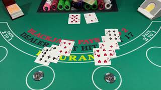 BIG COMEBACK BLACKJACK SESSION $2,500 BUY IN