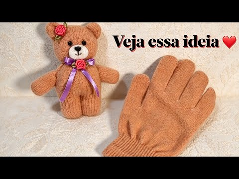 1 ideia de transformação, Veja como transformei essa luva 😃