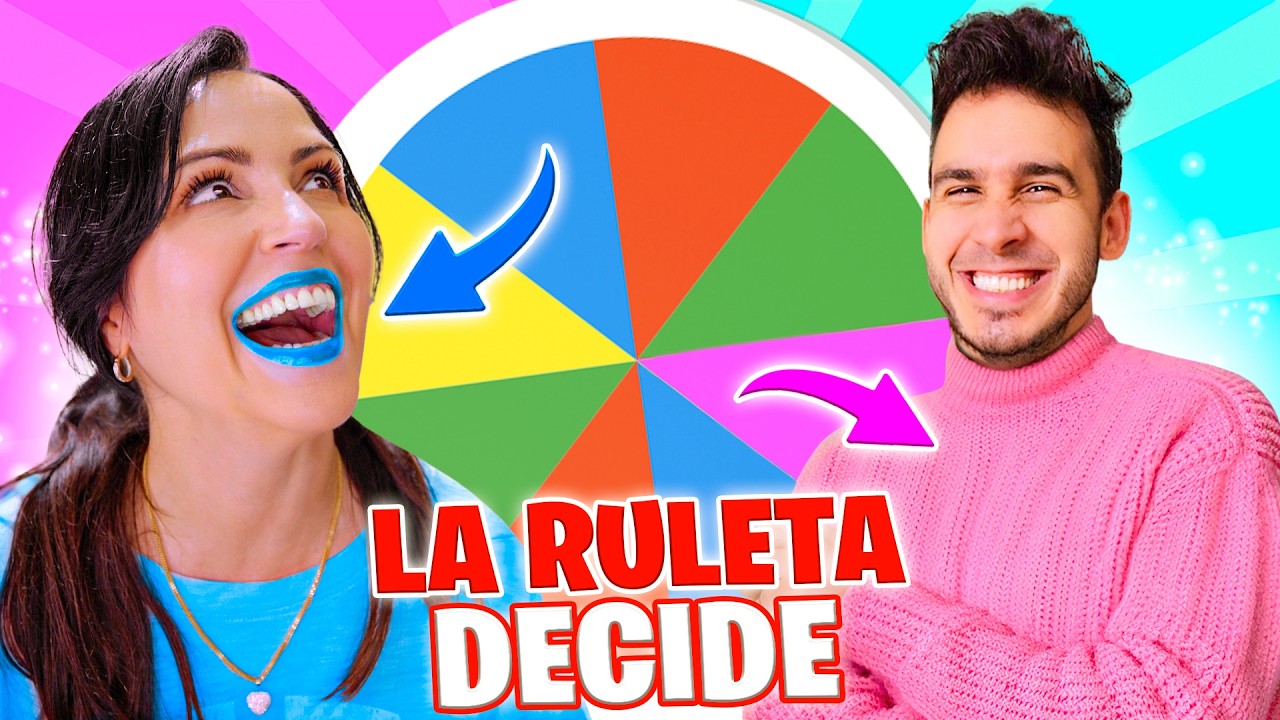 LA RULETA DECIDE EL COLOR por 24 Horas 😱 🔥 Sandra Cires Art y Harold Artist