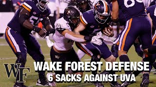 Details Wake Forest Defense Racks Up 6 Sacks On UVA News