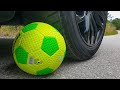 Crushing Crunchy & Soft Things by Car! EXPERIMENT CAR VS FOOTBALL