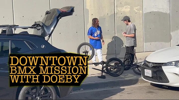 Downtown BMX mission with Doeby