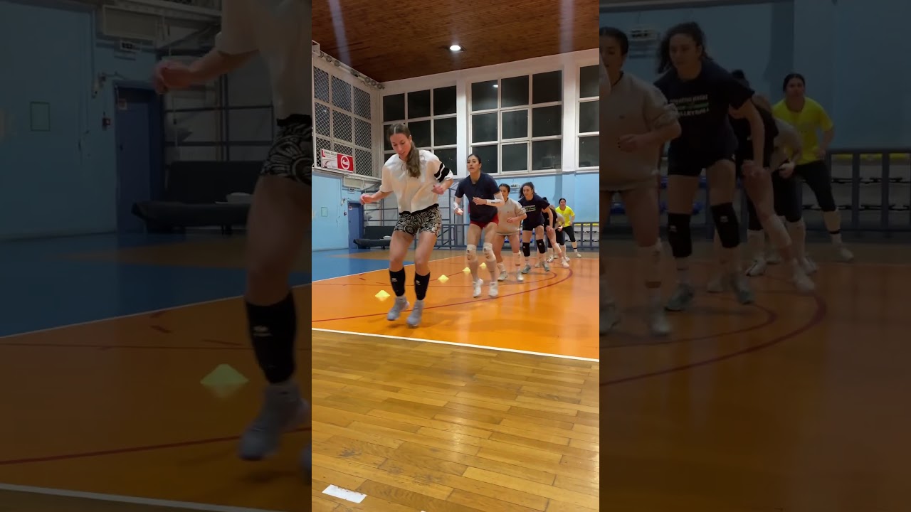 Reaction drills for volleyball athletes