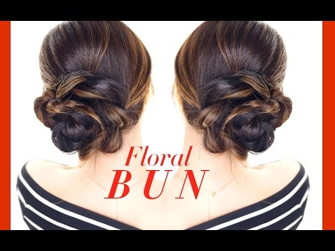 low messy bun tutorial - YouTube