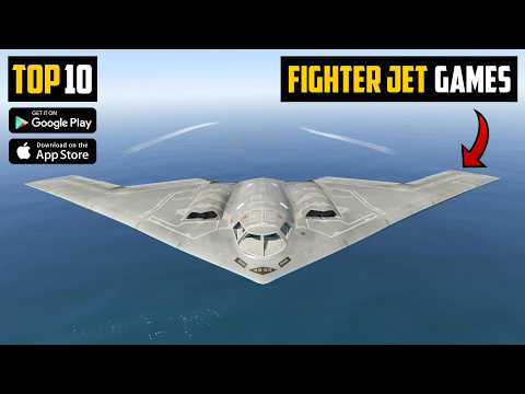 Top 10 Best Fighter Jet Games for Android ✈️🔥 | 10 Best Flight Games You Must Try! 😍