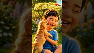 A Little Boy Talks & Playing with His Baby Dog🐶❤️ #emotionalstor#aimovie #aishortfilm#aistory#viral