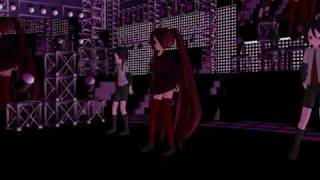 Bad Apple Zatsune Maku, Yandere Mikuo And Yandere Mikua Mmd