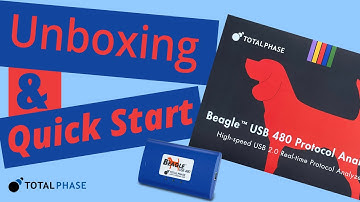 Beagle USB 480 Protocol Analyzer Unboxing and Quick Start
