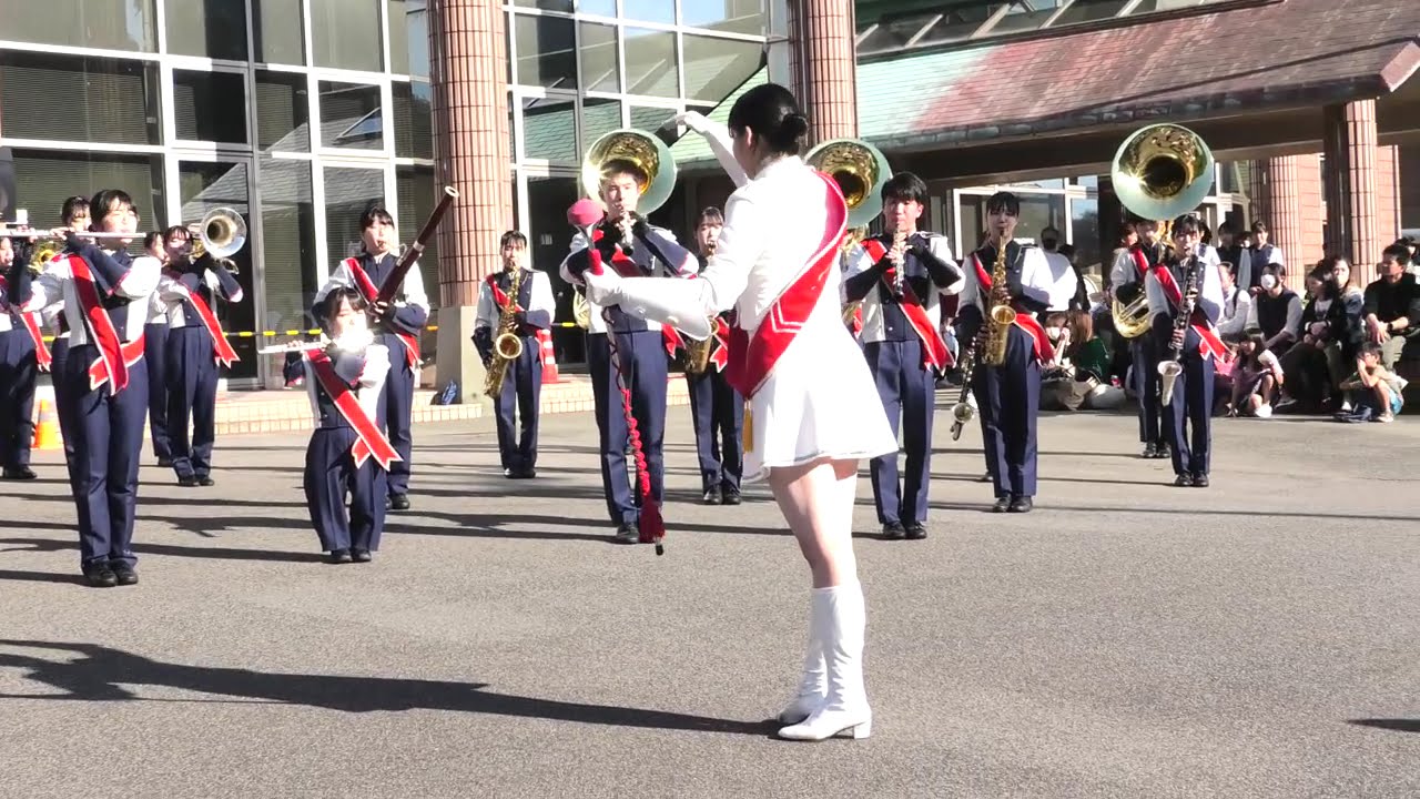 マーチングパレード 出雲北陵高等学校 in スサノオごっとこいまつり2024/11/03