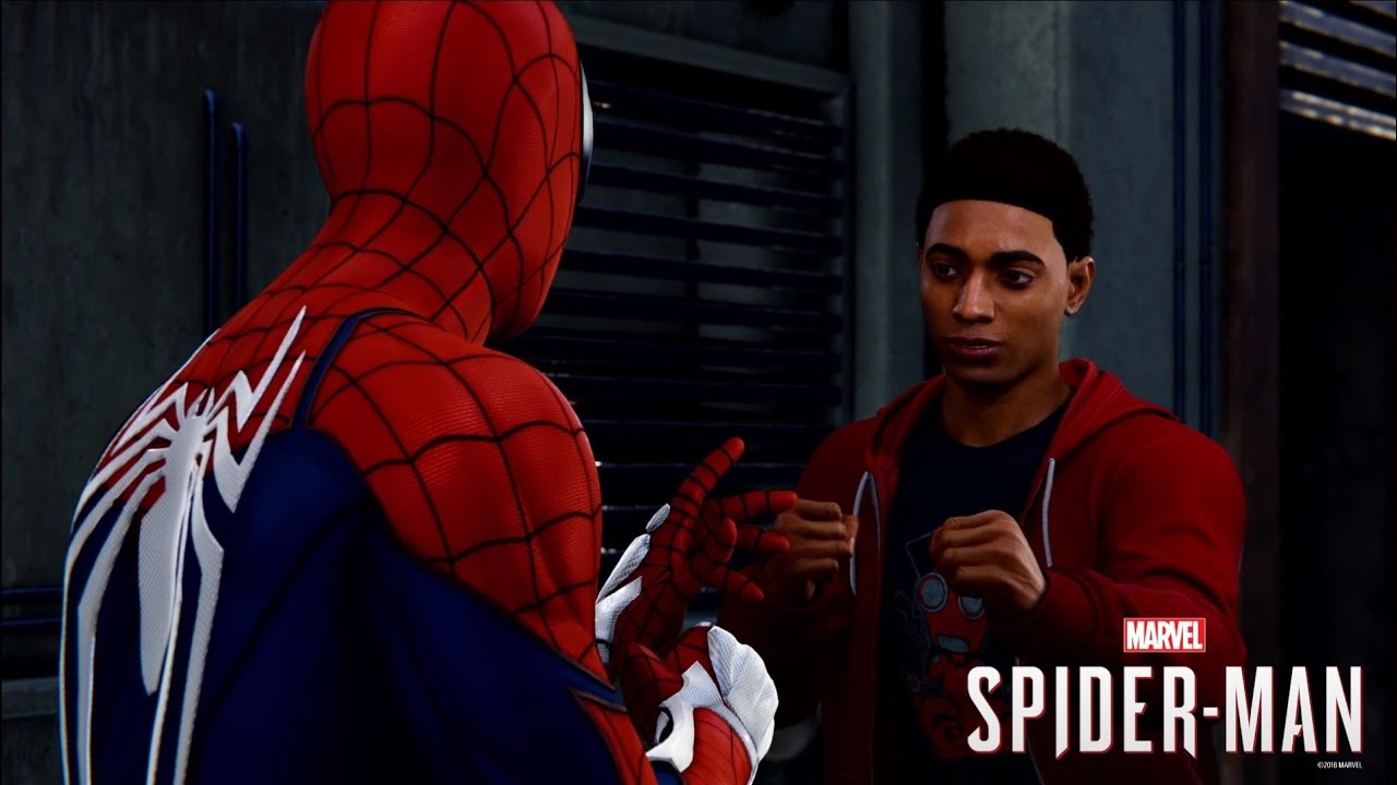 Spider-Man Teach Miles Morales How to Fight | Mahimaxgaming - YouTube