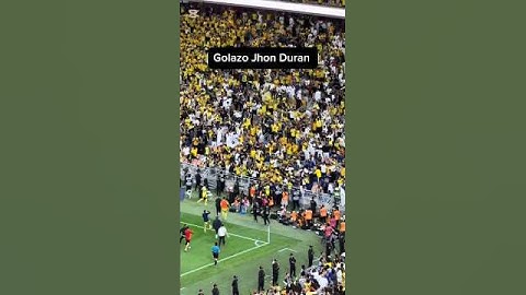 Tremendo Golazo Jhon Duran #jhonduran #alnassr #cr7 #arabiasaudita #futbol #golazo #shorts