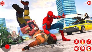 amazing spider man rope flying superhero - Android Gameplay screenshot 1