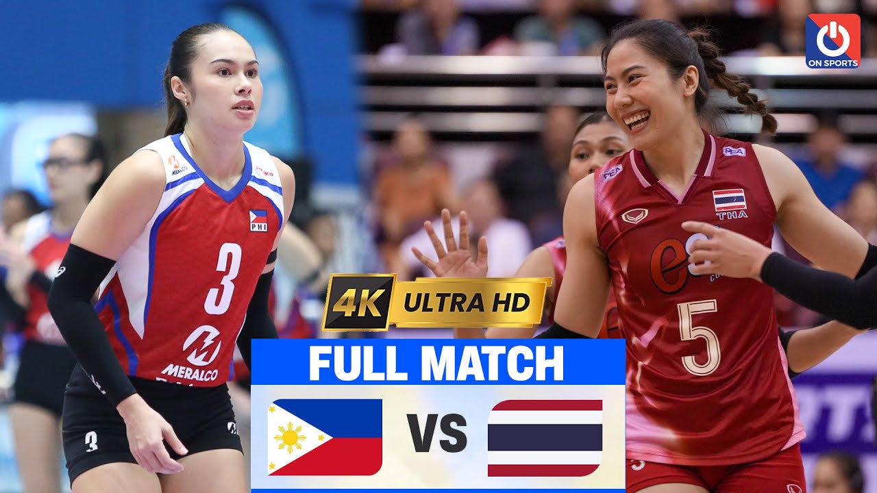 Full 4K | PHILIPPINES vs THAILAND | Vanie Gandler vs. Thatdao Nuekjang - ASEAN Volleyball