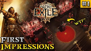 Diablo 4 Player Tries Path of Exile For The First Time  Act 1