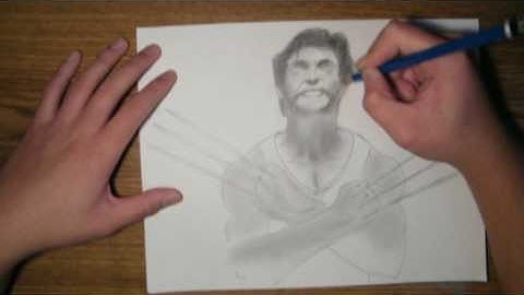 Wolverine - Time Lapse Drawing