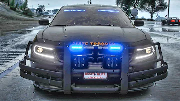 Playing GTA 5 As A POLICE OFFICER Highway Patrol| GTA 5 Lspdfr Mod| Live