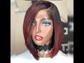 Customized 5x5 Lace Closure Wig- Bob Cut with Custom Color| HAIR BAPTISM MAG WIG COLLECTION