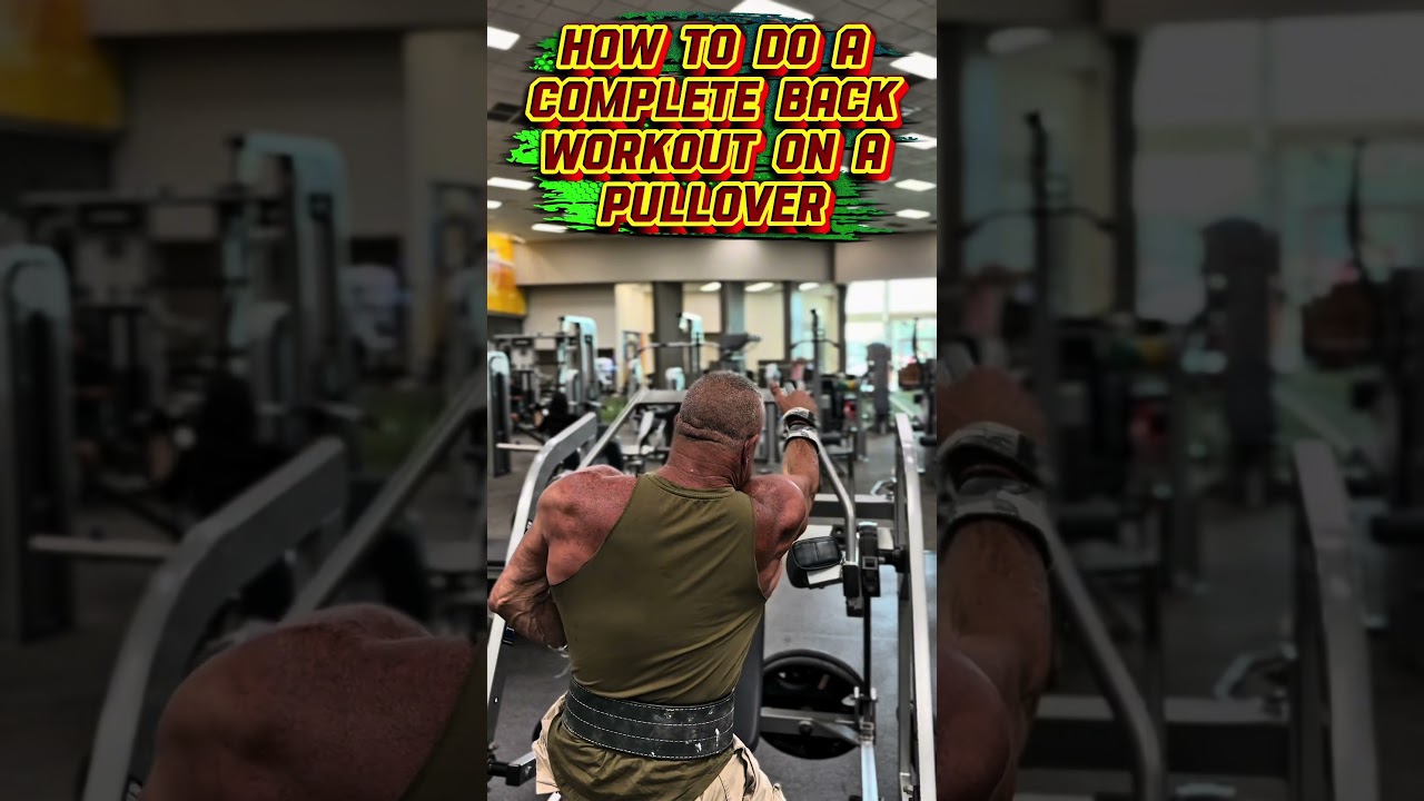 HOW TO DO A COMPLETE BACK WORKOUT ON A PULLOVER MACHINE #workout #motivation #muscle #workouttips